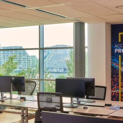 Co-working office floors