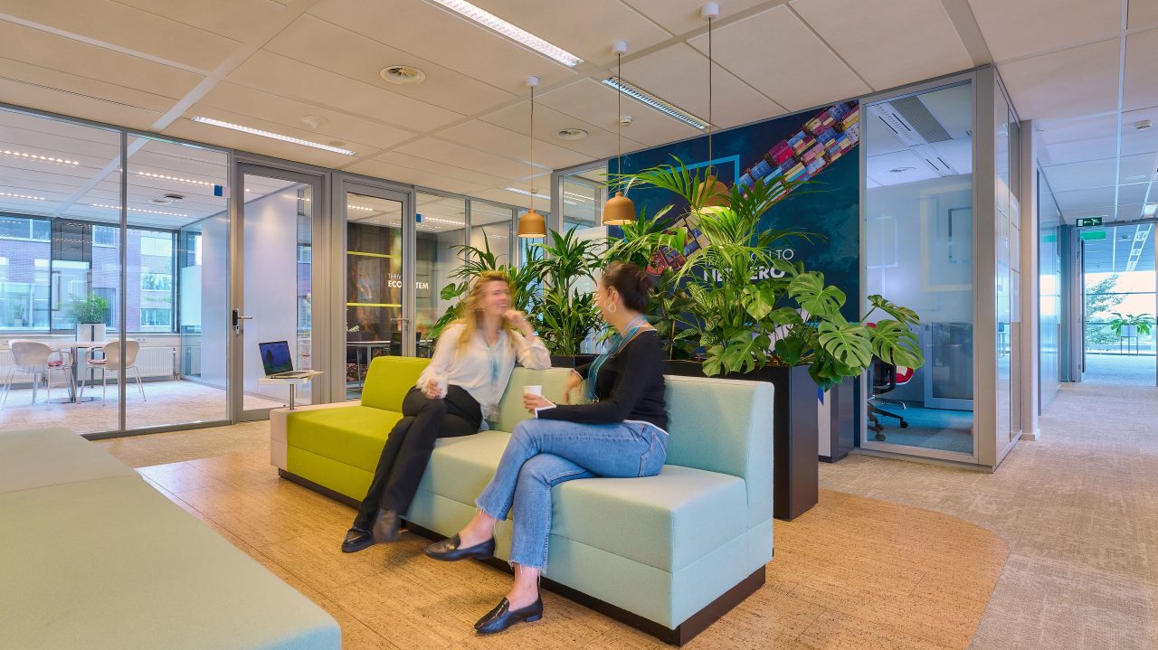 Co-working office floors