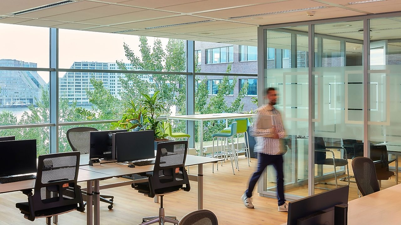 Co-working office floors